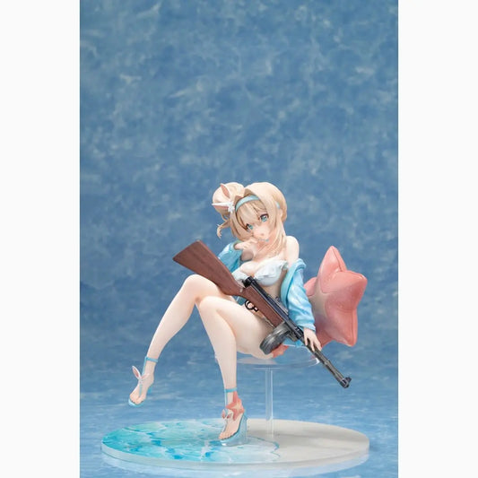 Girls´ Frontline 2: Exilium statuette PVC 1/6 Suomi Sparkling Ocean Ver. 20 cm - Image 1