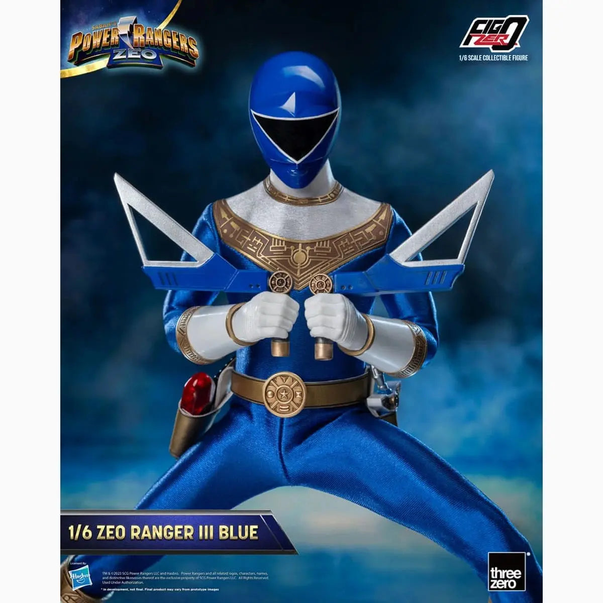 Power Rangers Zeo figurine FigZero 1/6 Ranger III Blue 30 cm - Image ajoutée 14