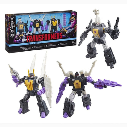 Les Transformers : le film Studio Series Deluxe Class pack 3 figurines Insecticon Bombshell, Shrapnel & Kickback 14 cm - Image 4