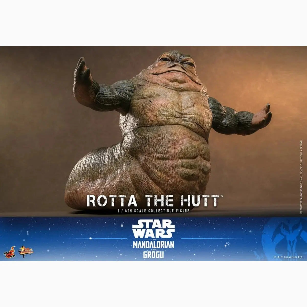 Star Wars Movie Masterpiece figurine 1/6 Rotta The Hutt 32 cm - Image 3