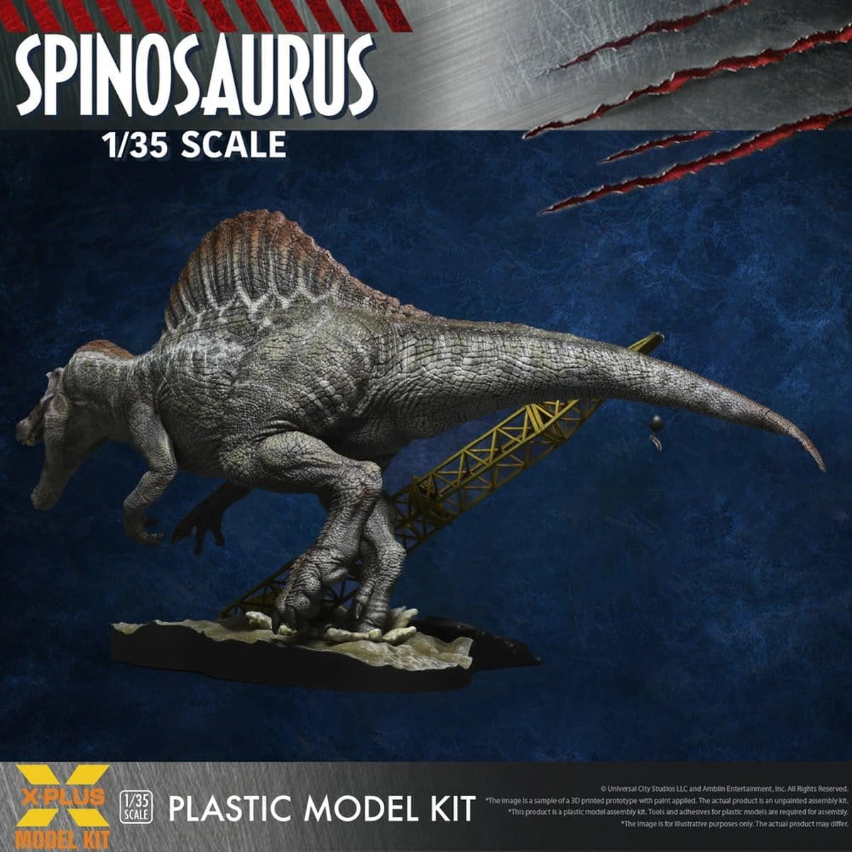 Jurassic Park III Plastic Model Kit 1/35 Spinosaurus 19 cm (Reproduction) - Image 4