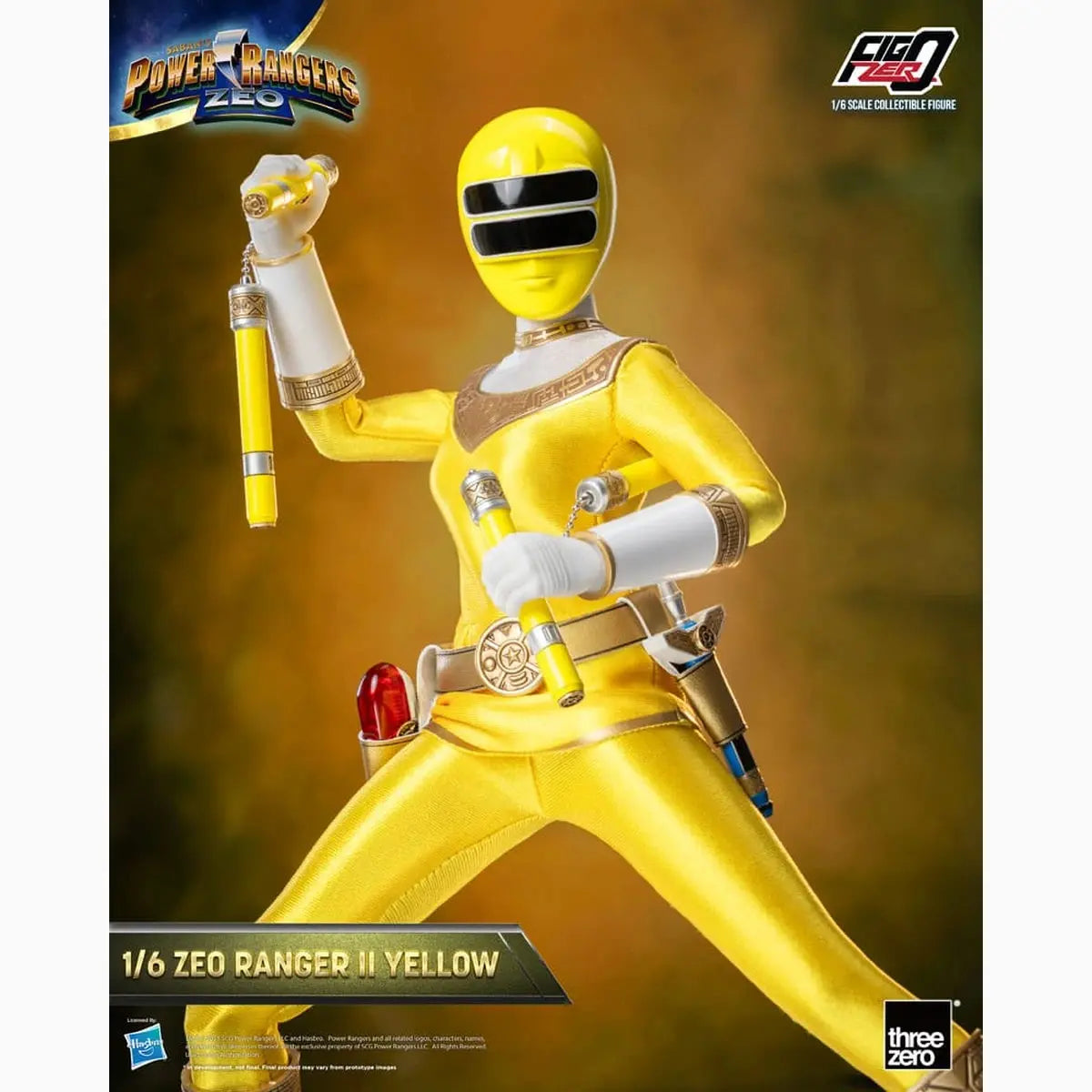 Power Rangers Zeo figurine FigZero 1/6 Ranger II Yellow 30 cm - Image ajoutée 12