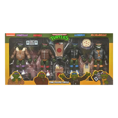 Tortues Ninja (Cartoon) figurines Pack de 4 Punk Turtles 18 cm - Image ajoutée 9