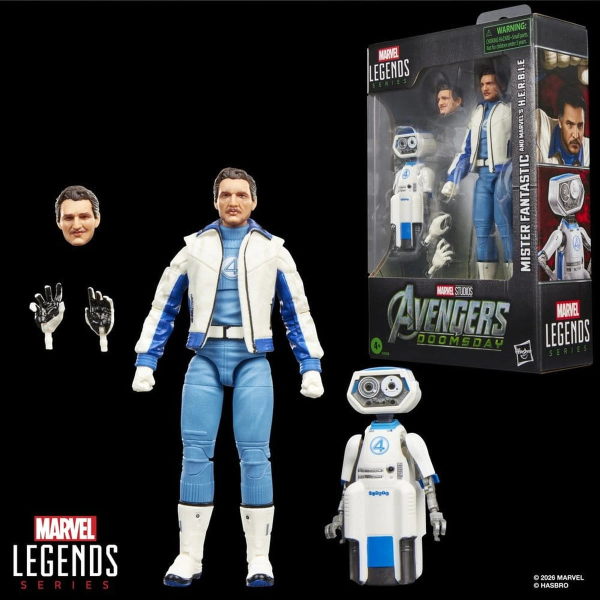 Avengers: Doomsday Marvel Legends pack 2 figurines Mister Fantastic & Marvel's H.E.R.B.I.E. 15 cm - Image 5