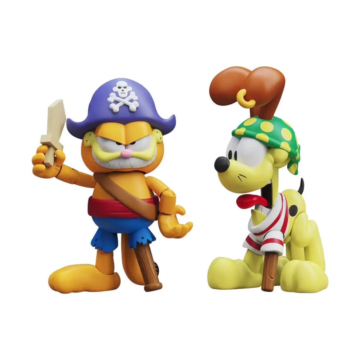 Garfield  pack 2 figurines Pirate Garfield and Pirate Odie - Image 1