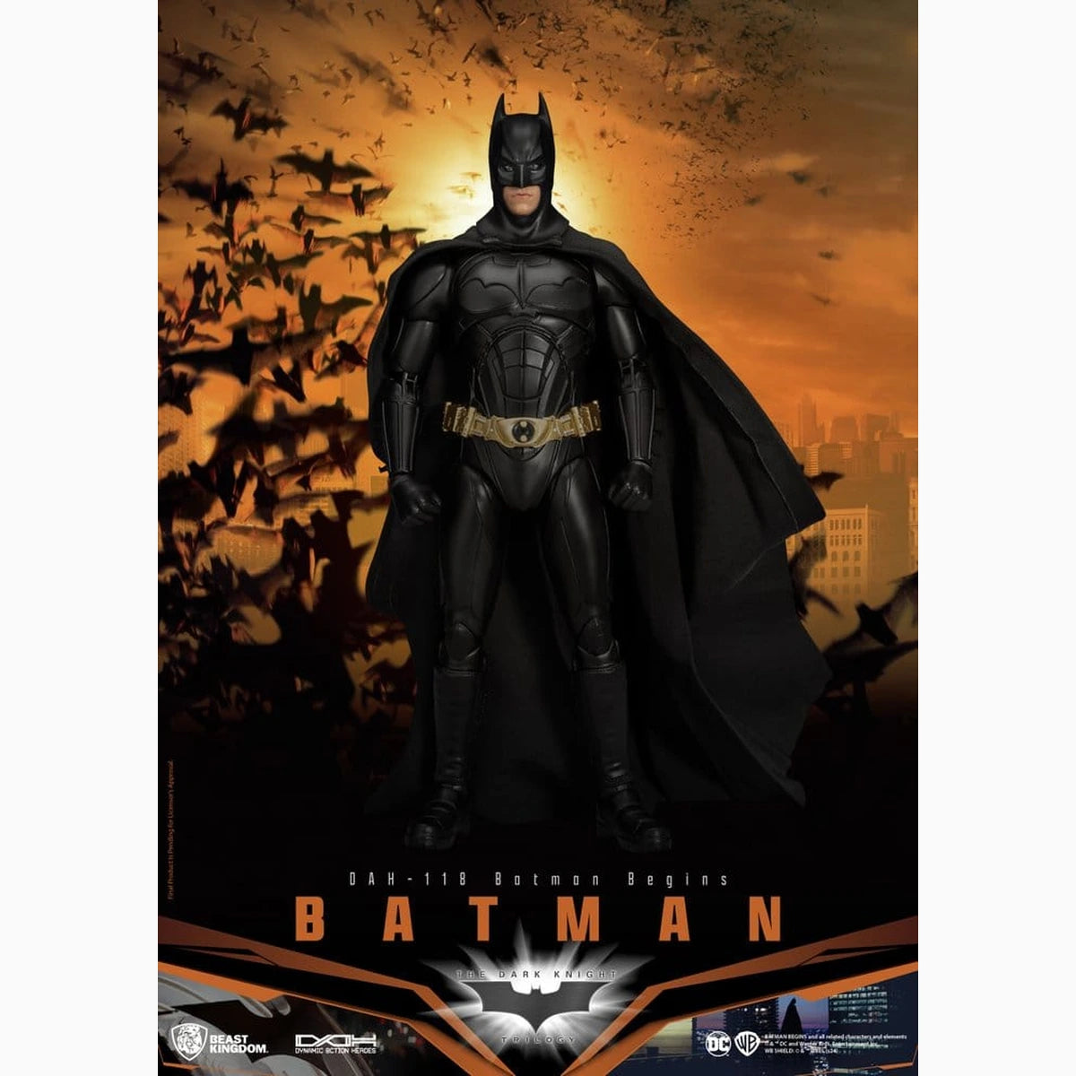 DC Comics Dynamic 8ction Heroes Figurine Batman (Batman Begins) 21 cm - Image 3