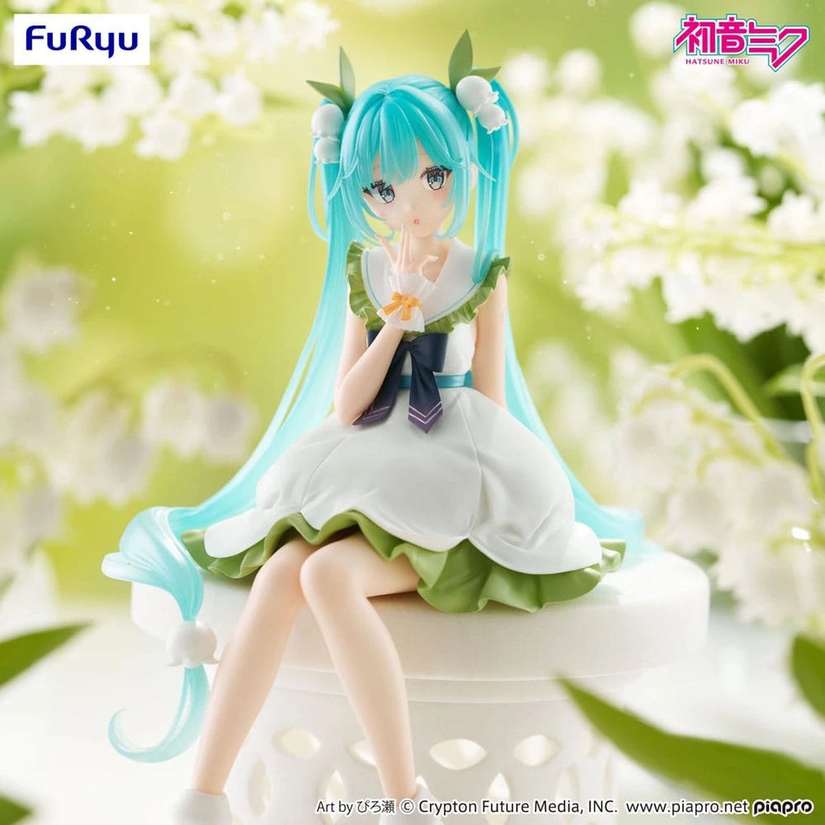 Hatsune Miku statuette PVC Noodle Stopper Flower Fairy Lily of the Valley 14 cm - Image 4
