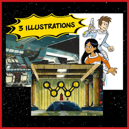 Il etait Une Fois L'Espace Coffret Collector 8 Figurines - Image 6