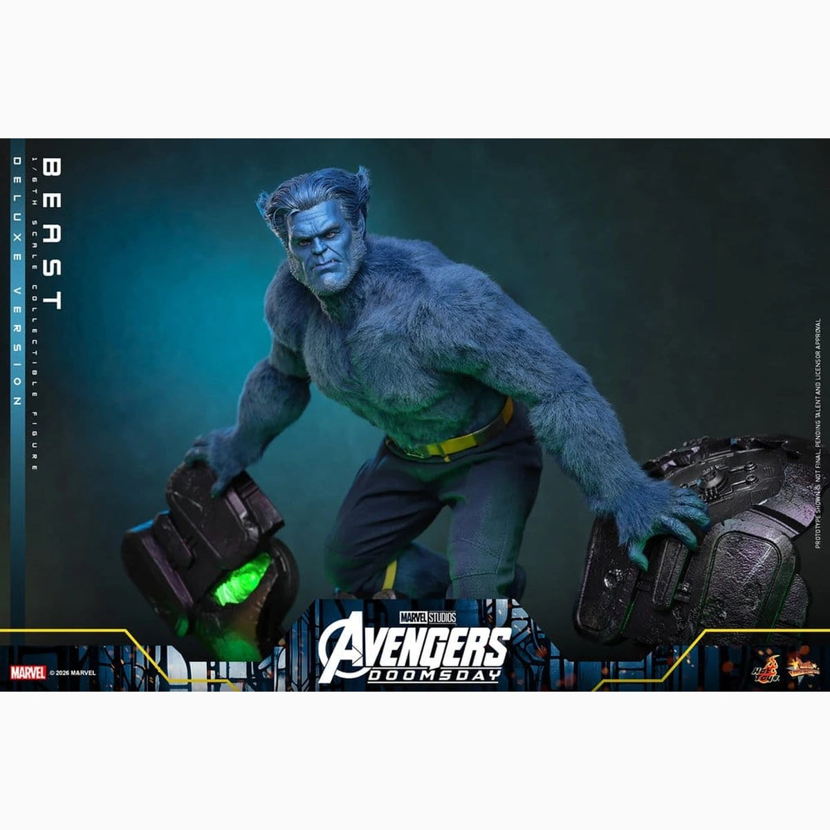Marvel X-Men Movie Masterpiece figurine 1/6 Beast (Deluxe Version) 33 cm - Image 6