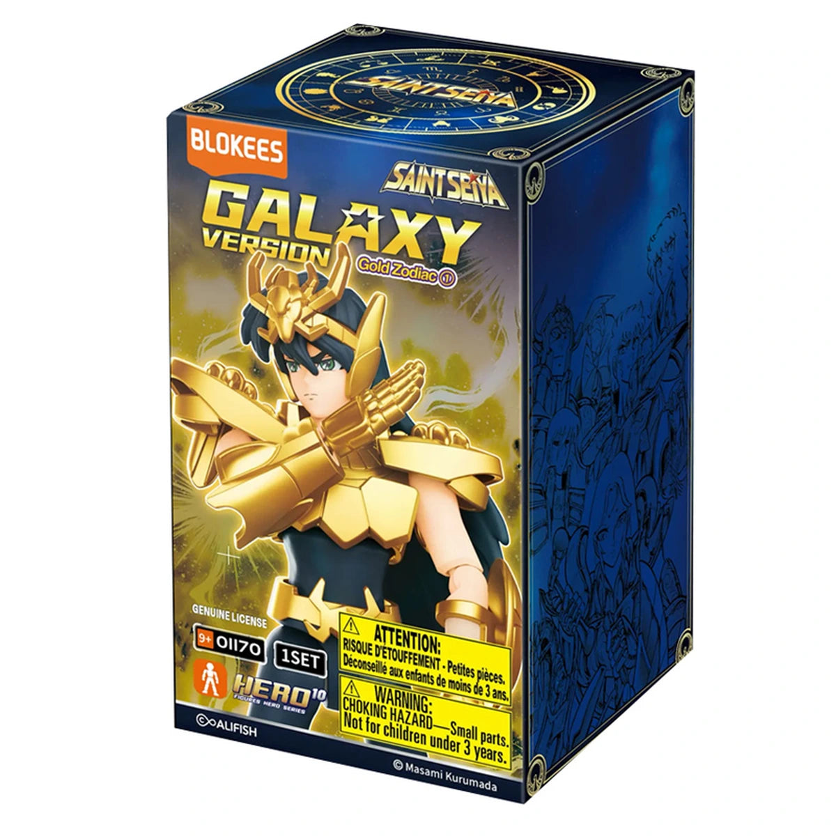 Saint Seiya Blokees Galaxy Version 03 Dragon-Shiryu Golden Bronze Cloth - Image 1