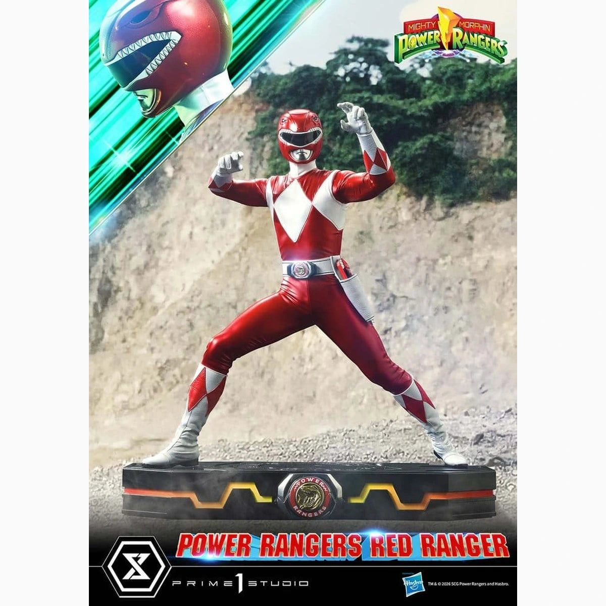 Mighty Morphin Power Rangers Premium Masterline statuette 1/4 Red Ranger 62 cm - Image 4