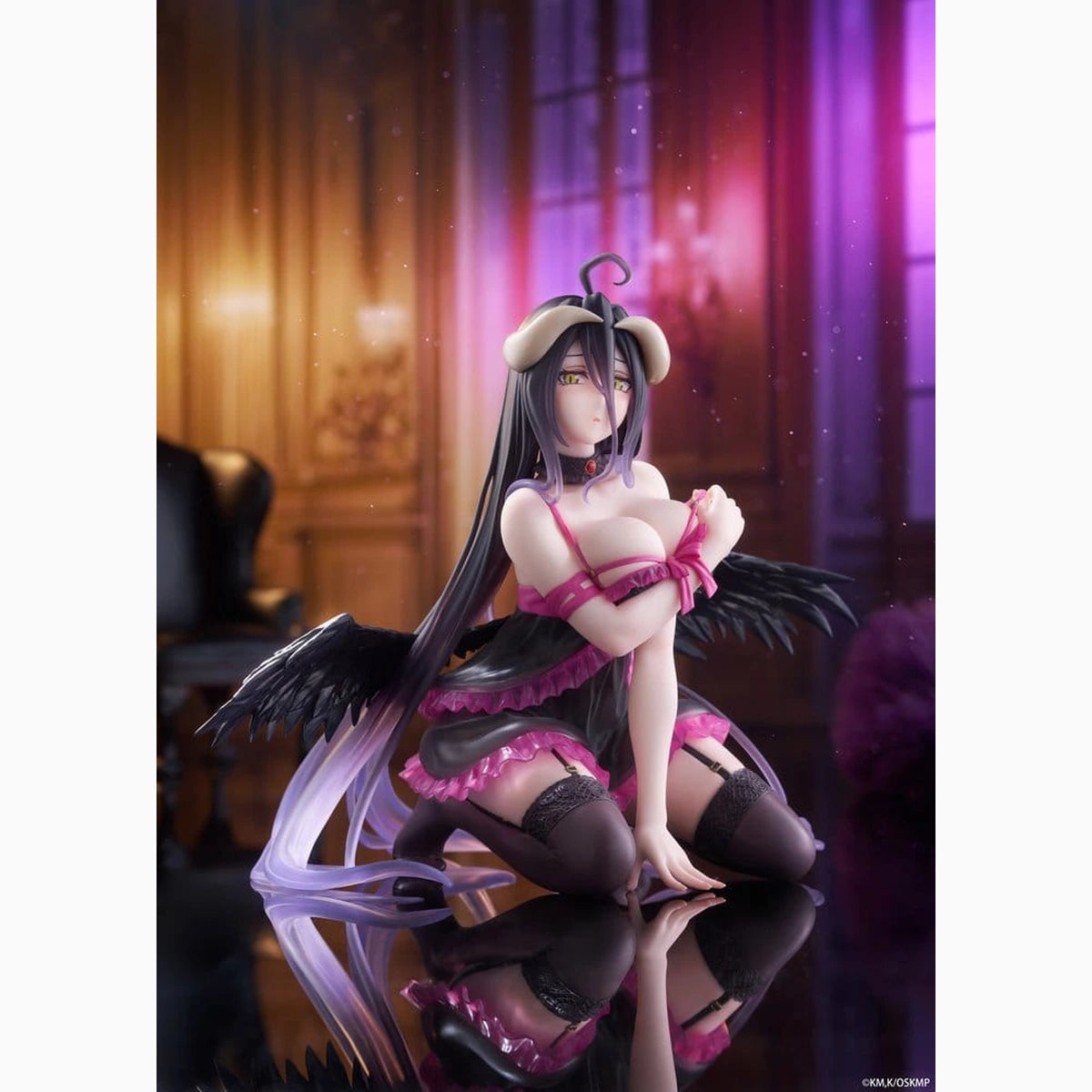Overlord figurine PVC Desktop Cute Albedo (Negligee ver.) 13 cm - Image 3