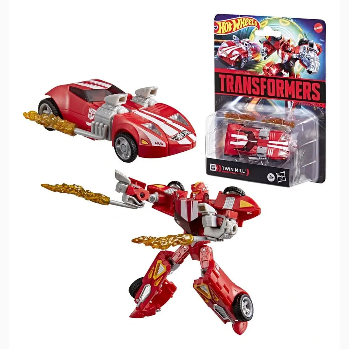 Transformers Collaborative Hot Wheels x Transformers Deluxe Class figurine Twin Mill 13 cm - Image 4