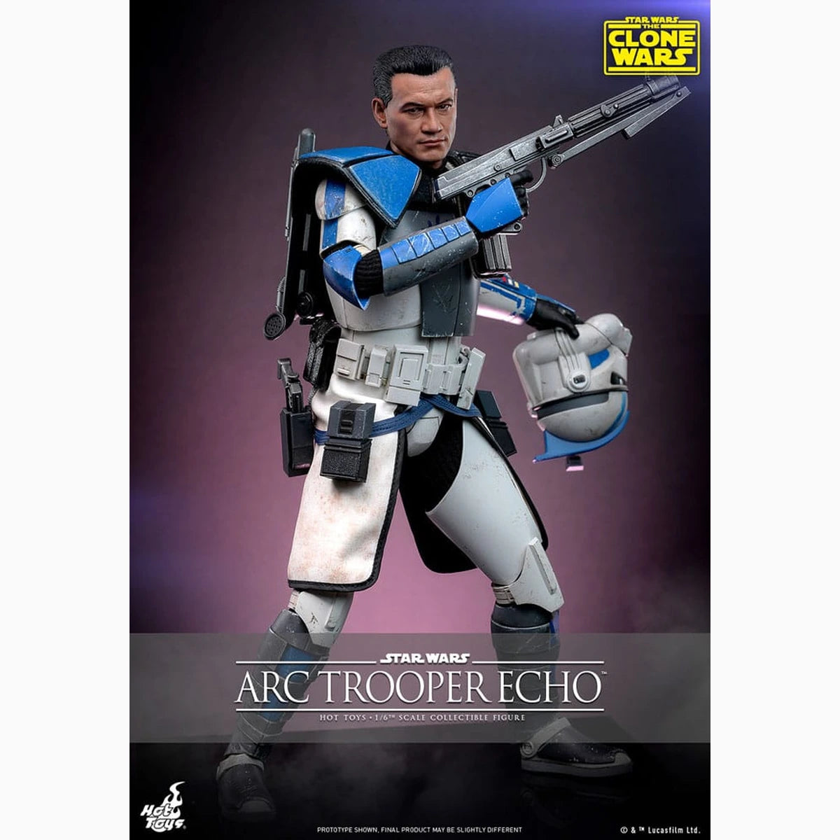 Star Wars: The Clone Wars figurine 1/6 Arc Trooper Echo 30 cm - Image 4