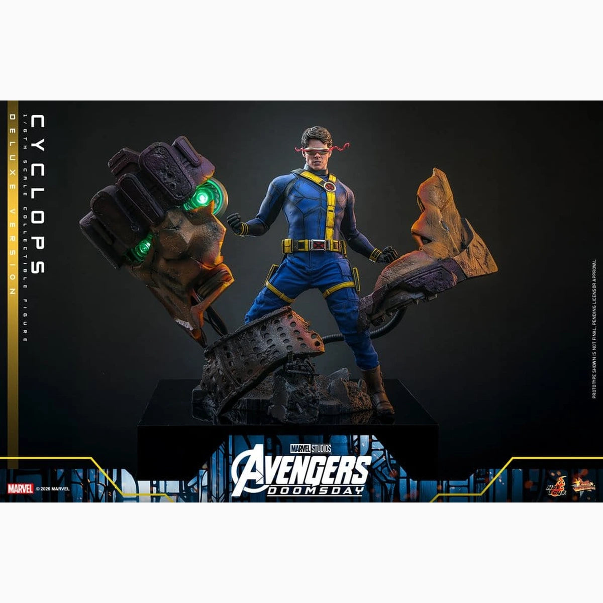 Avengers: Doomsday Movie Masterpiece figurine 1/6 Cyclops (Deluxe Version) 30 cm - Image 6