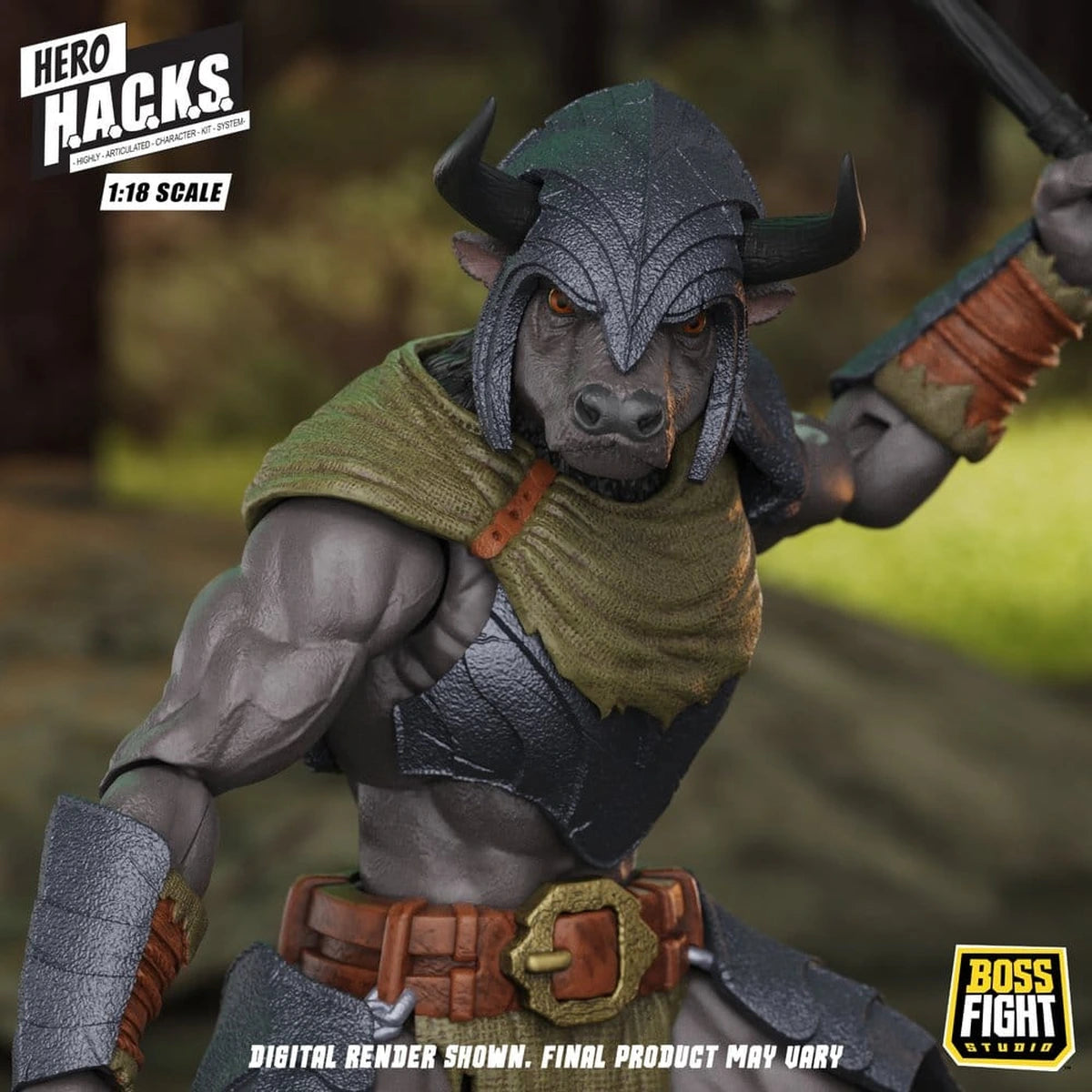 Hero H.A.C.K.S. Core figurine 1/18 Heroes and Villains Wave 1 Minos Auroxos: Labyrinthian Warrior - Image 4