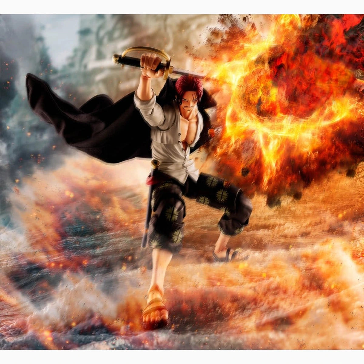 One Piece figurine S.H.Figuarts Shanks -Marineford- 17 cm - Image 7