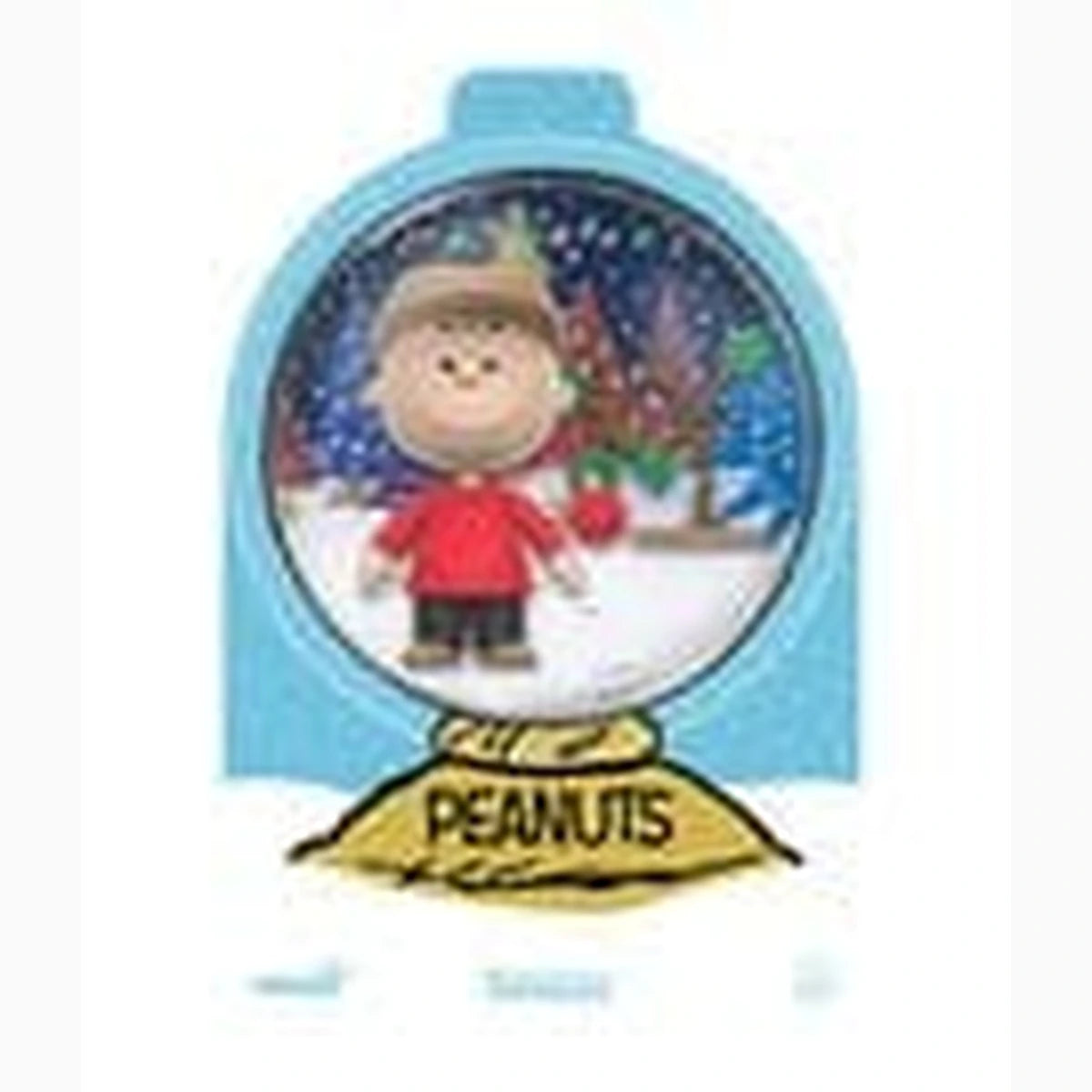 Peanuts ReAction figurine Charlie Brown and Sad Tree (Snow Globe Card Back) - Image 2