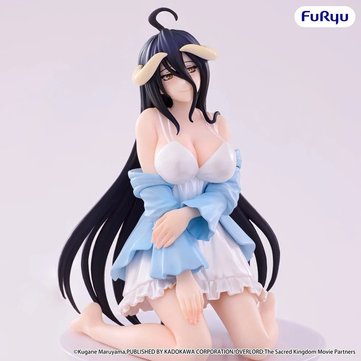 Overlord figurine PVC Noodle Stopper Albedo Loungewear Pearl White Ver. 12 cm - Image 1