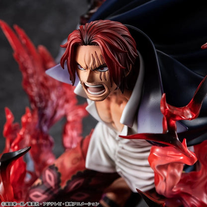 One Piece statuette PVC P.O.P. SA-MAXIMUM Leader of Red Hair Pirates Red-Haired Shanks Kamusari 25 cm - Image 4