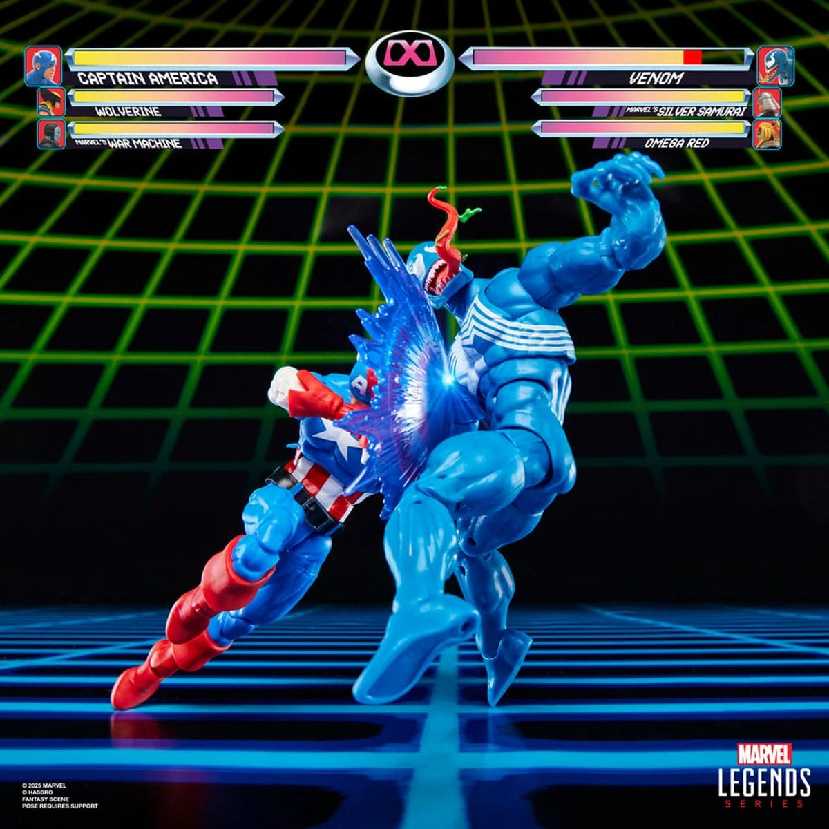 Marvel Legends Gamerverse pack 2 figurines Captain America vs. Venom 15 cm - Image 3