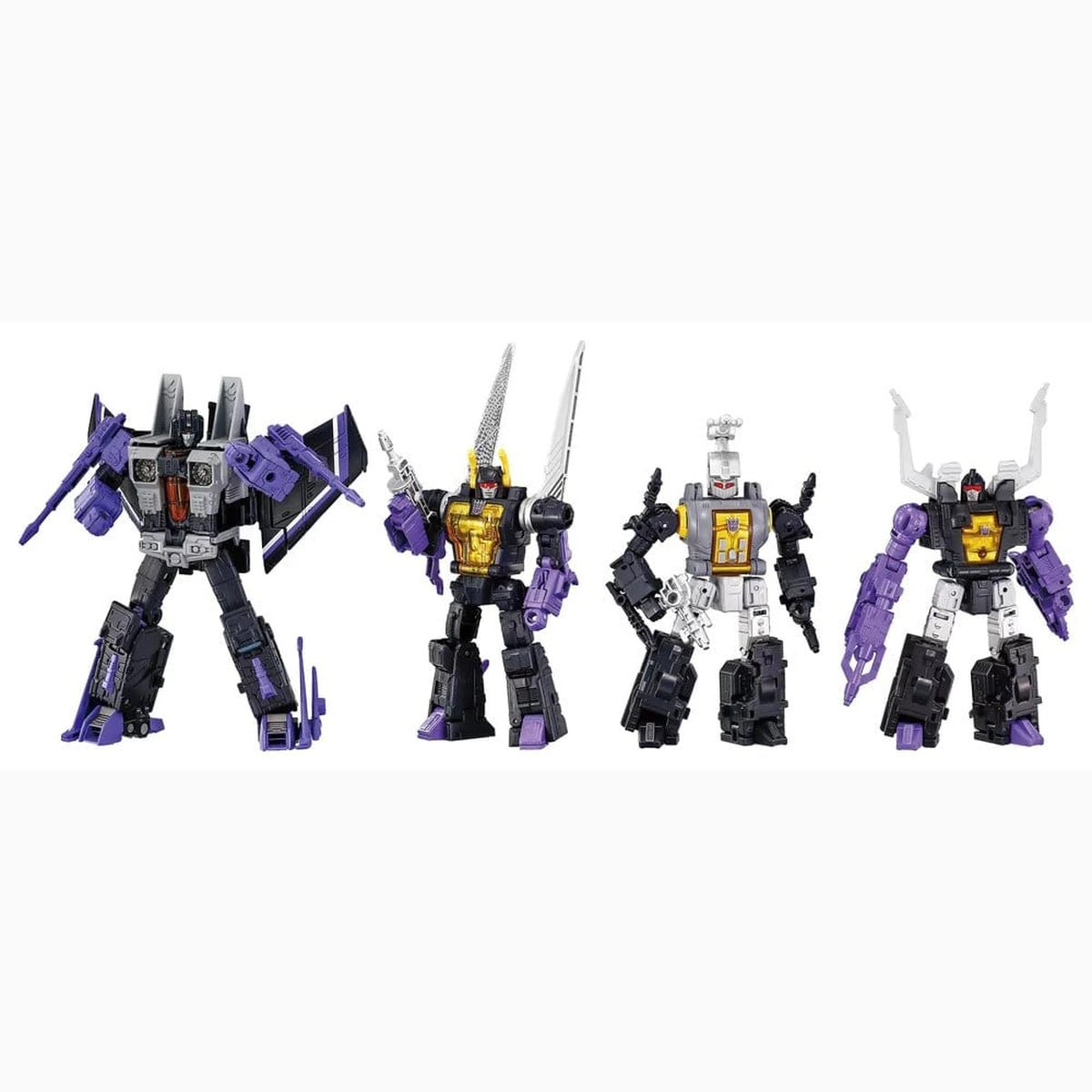 Transformers Dramatic Capture Series pack 4 figurines Decepticons Part 2 - Image 1