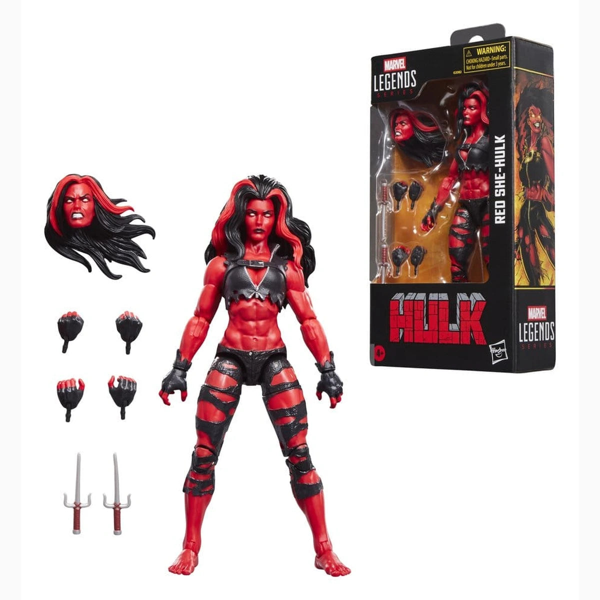 Hulk Marvel Legends figurine Red She-Hulk 15 cm - Image 5