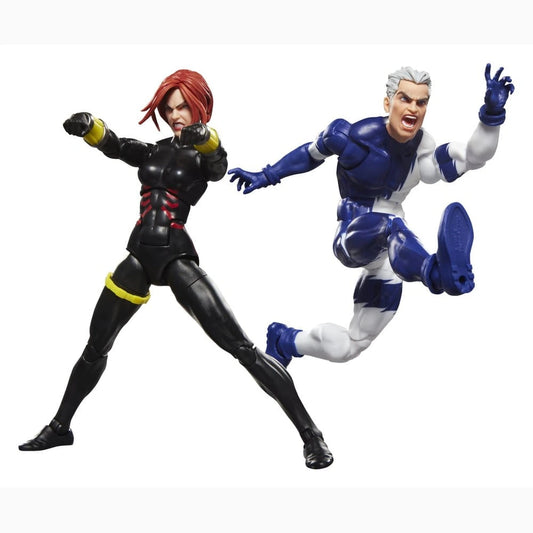 Avengers Marvel Legends pack 2 figurines Black Widow & Quicksilver 15 cm - Image 1