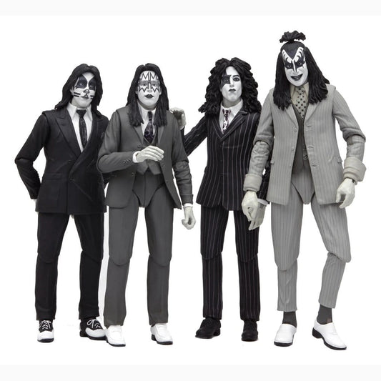 KISS pack 4 figurines Dressed to Kill Album Cover 18 cm - Image 1