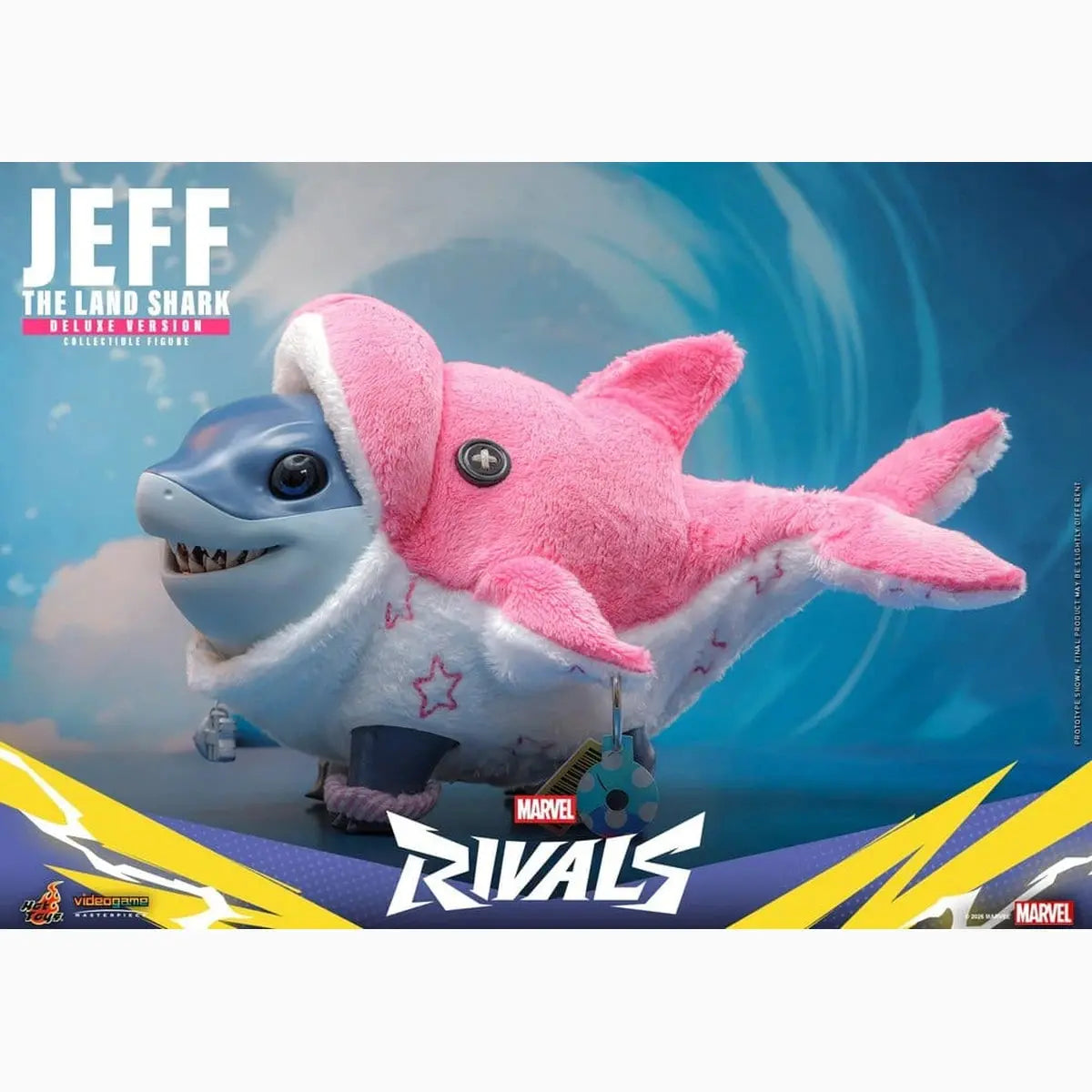 Marvel Rivals Videogame Masterpiece Series Figurine d'action Jeff the Land Shark (Deluxe Version) 11 cm - Image 6