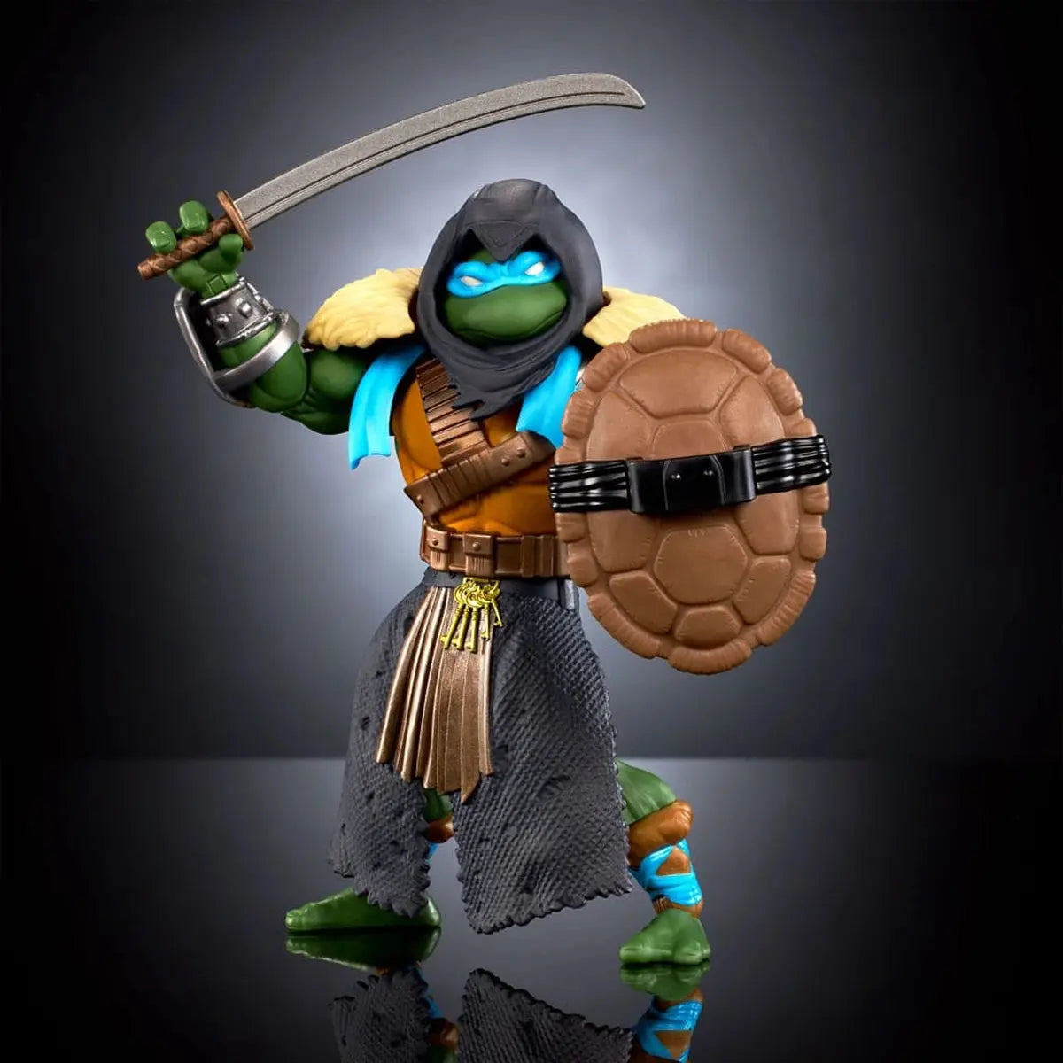 MOTU x TMNT: Turtles of Grayskull figurine Stealth Armor Leonardo 14 cm - Image 6