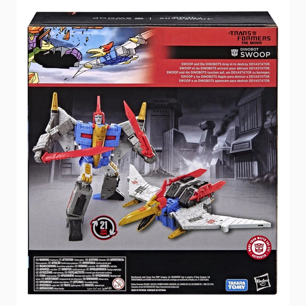 Les Transformers : le film Studio Series Leader Class figurine Dinobot Swoop 21 cm - Image 2