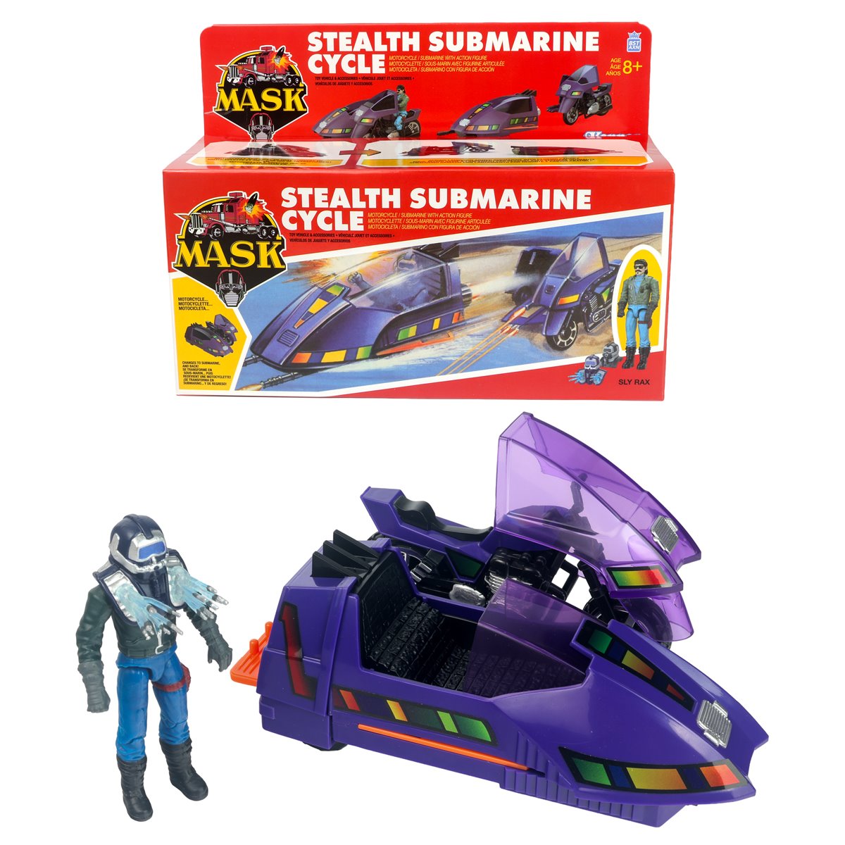 MASK Wave 2 Piranha SSC (Stealth Submarine Cycle) véhicule The Loyal Subjects The Loyal Subjects