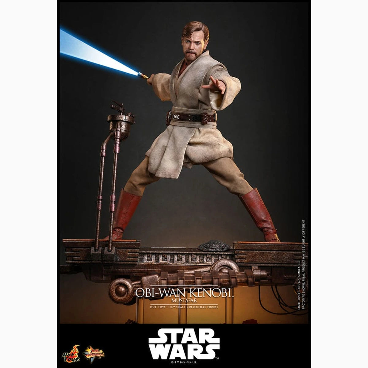 Star Wars, épisode III : La Revanche des Sith figurine Movie Masterpiece 1/6 Obi-Wan Kenobi (Mustafar) 31 cm - Image 6