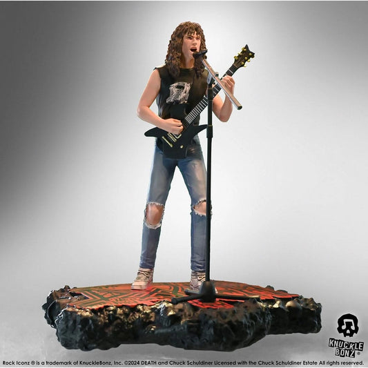 Death statuette Rock Iconz Chuck Schuldiner II 22 cm - Image 1