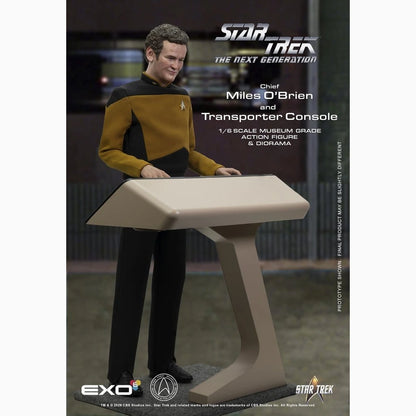 Star Trek: La Nouvelle Génération figurine 1/6 Chief Miles O'Brien with Transporter Console 30 cm - Image 6