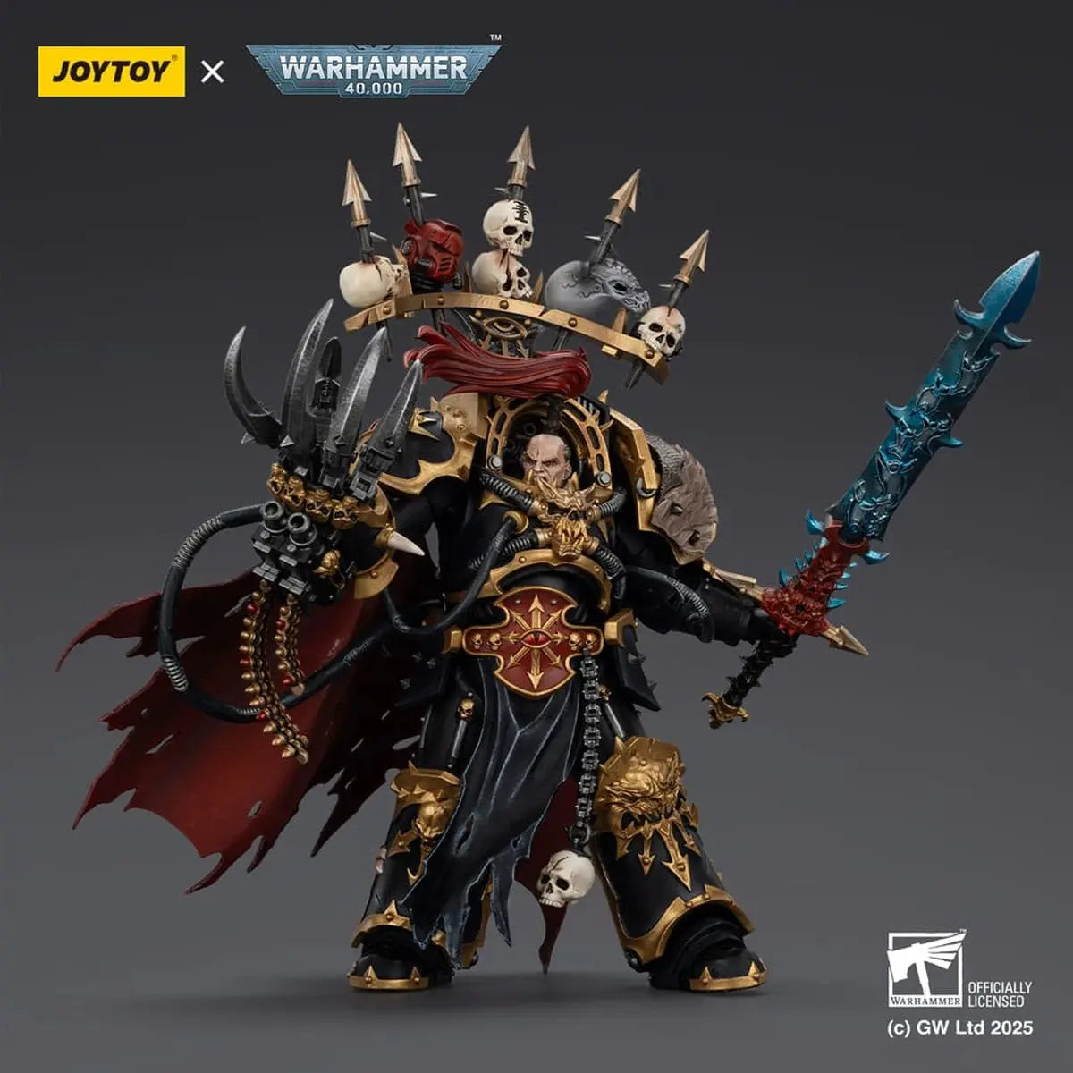 Warhammer 40,000 figurine  Black Legion Abaddon the Despoiler with Drach'nyen and the Talo 16 cm - Image 6