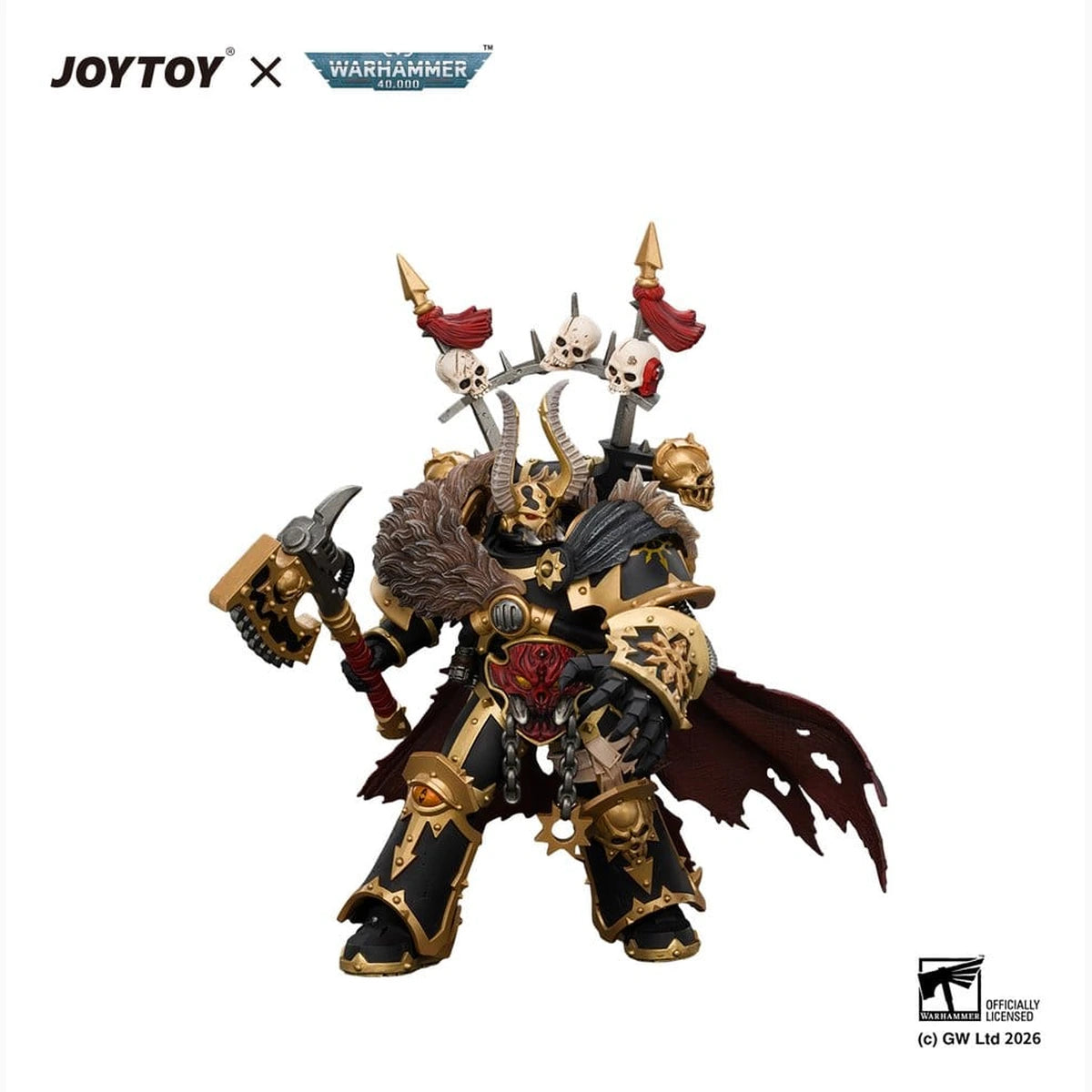 Warhammer figurine Black Legion Chaos Lord (13 cm) - Image 3