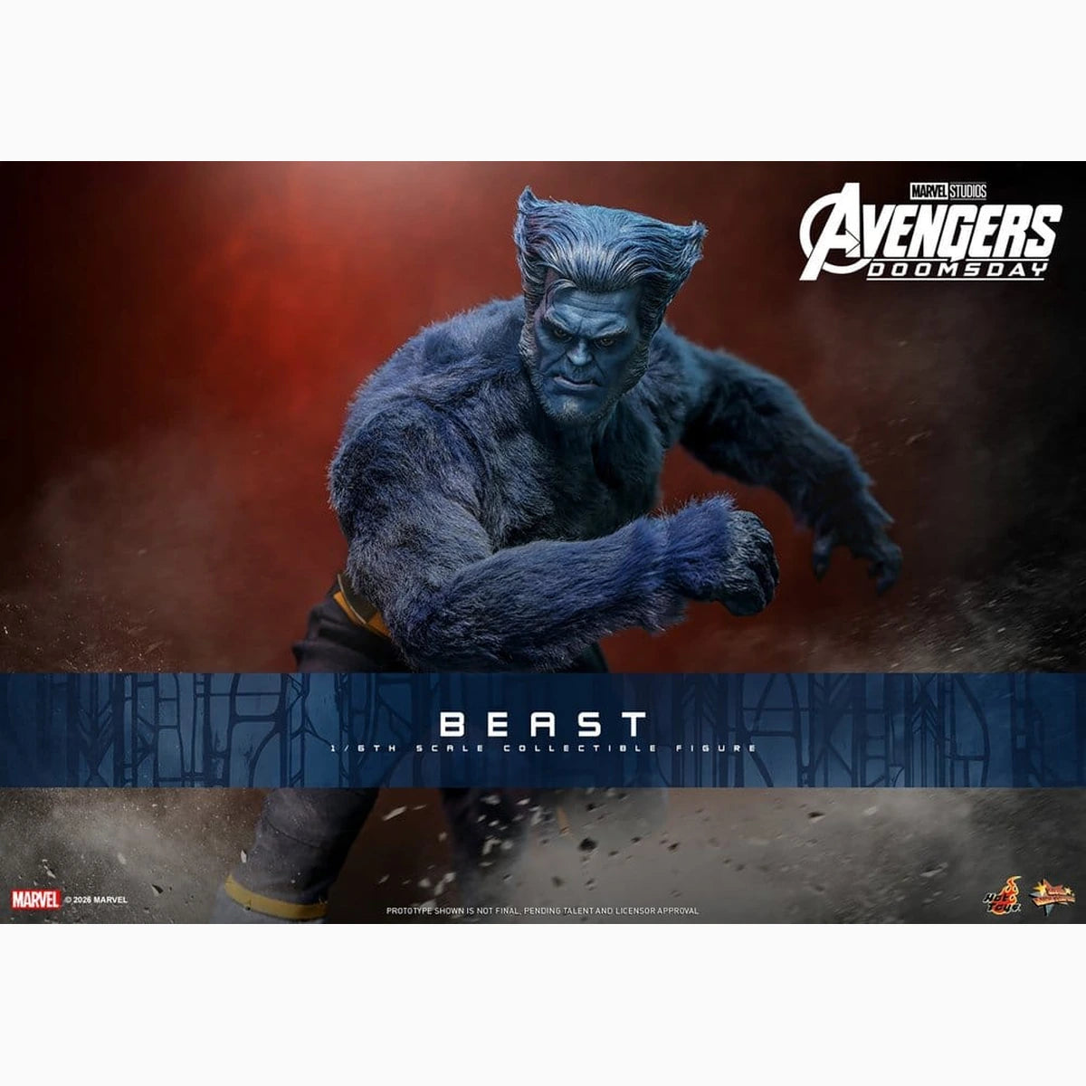 Marvel X-Men Movie Masterpiece figurine 1/6 Beast (Collector Edition) 33 cm - Image 2