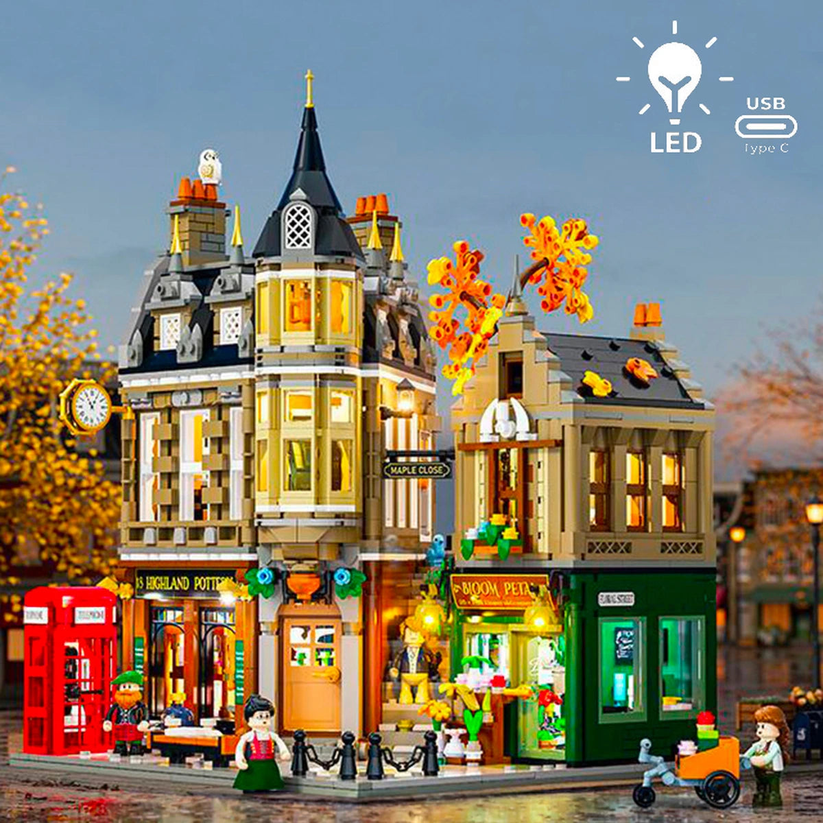 Lumibricks Town Life 15021 Edinburgh Corner - Image 1