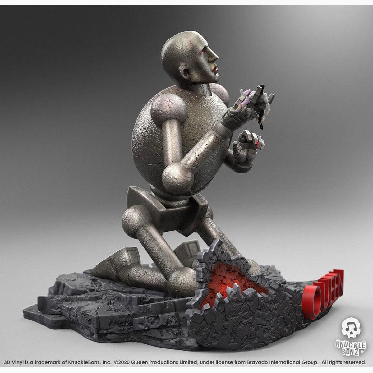 Queen statuette 3D Vinyl Queen Robot (News of the World) 20 x 21 x 24 cm - Image 4