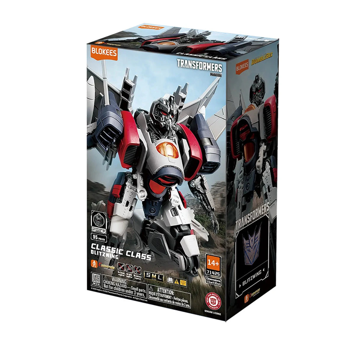 Transformers Blokees Classic Class 25 Blitzwing - Image 1
