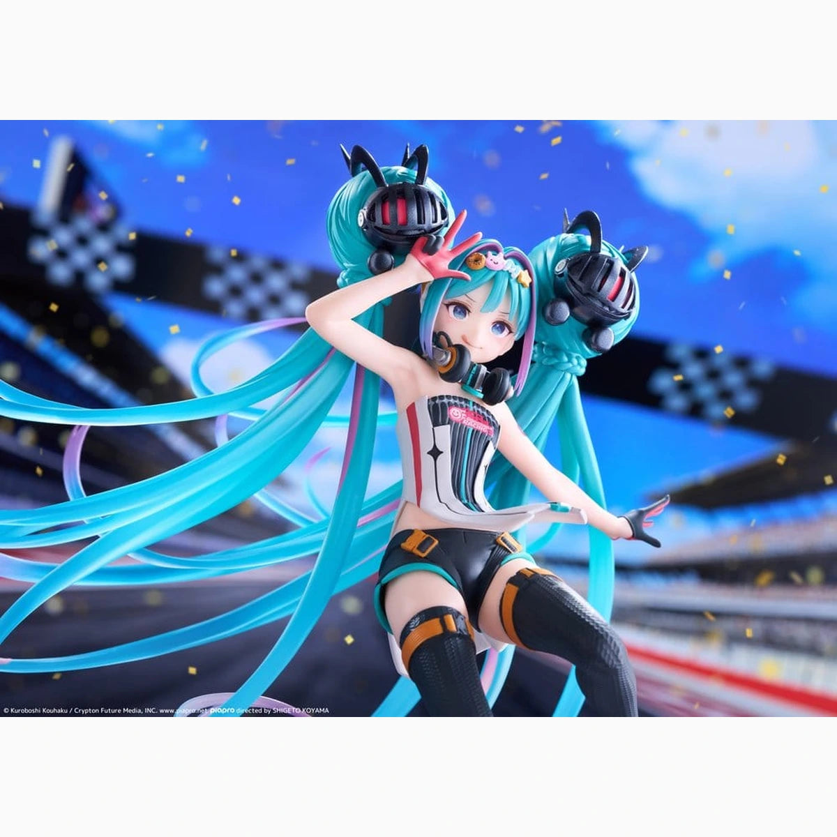 Hatsune Miku Taito Kuji figurine PVC Racing Miku 2026 Ver. Original 18 cm - Image 6