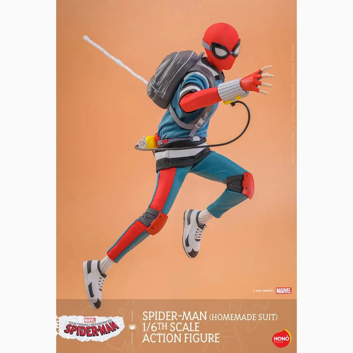 Votre fidèle serviteur Spider-Man figurine 1/6 Spider-Man (Homemade Suit) 29 cm - Image 6