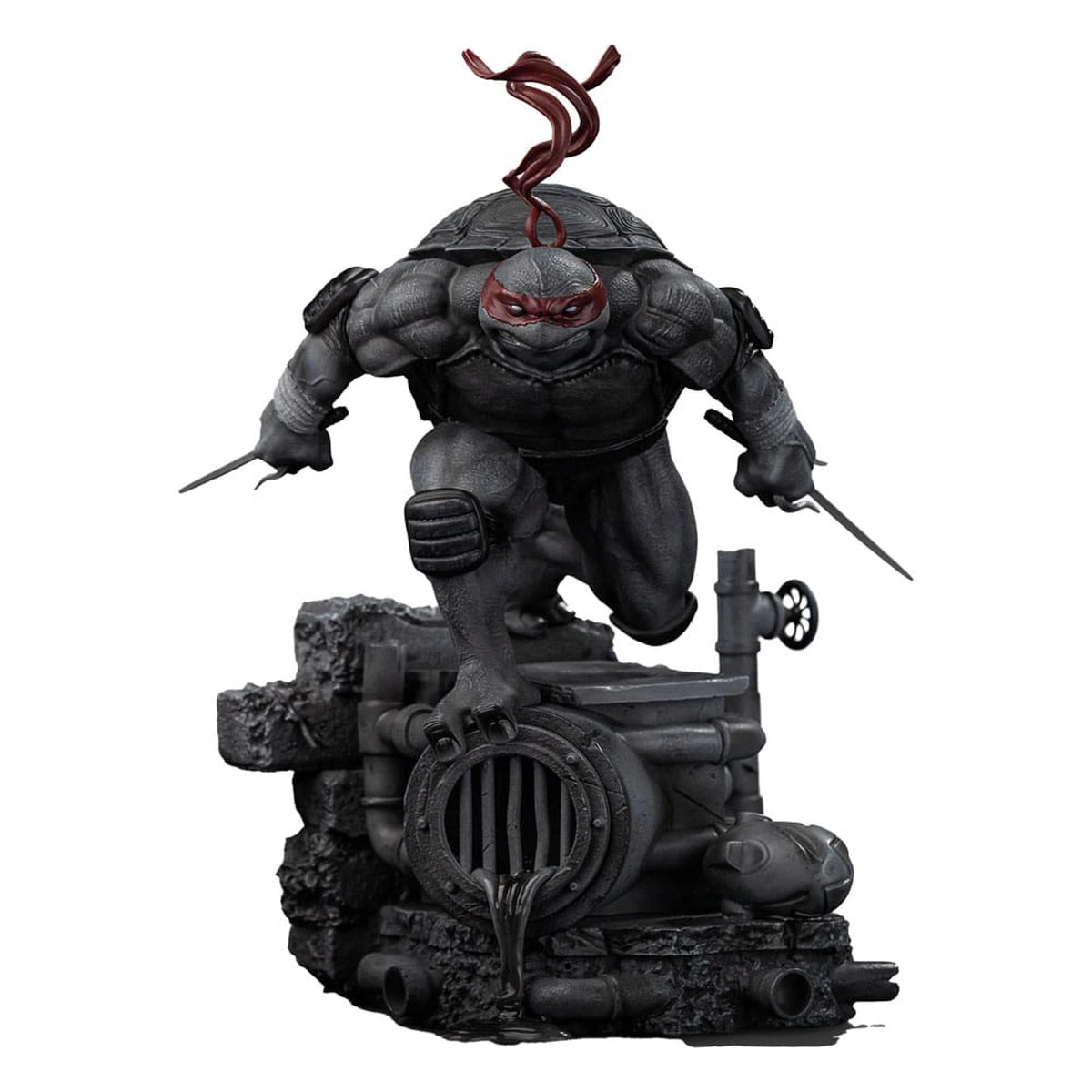 Tortues Ninja statuette 1/10 Art Scale Raphael Black and White Variant 26 cm heo exclusive - Image 1