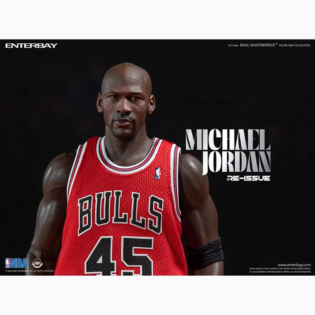 NBA Collection figurine Real Masterpiece 1/6 Michael Jordan I'm Back Edition Limited 30 cm - Image 6
