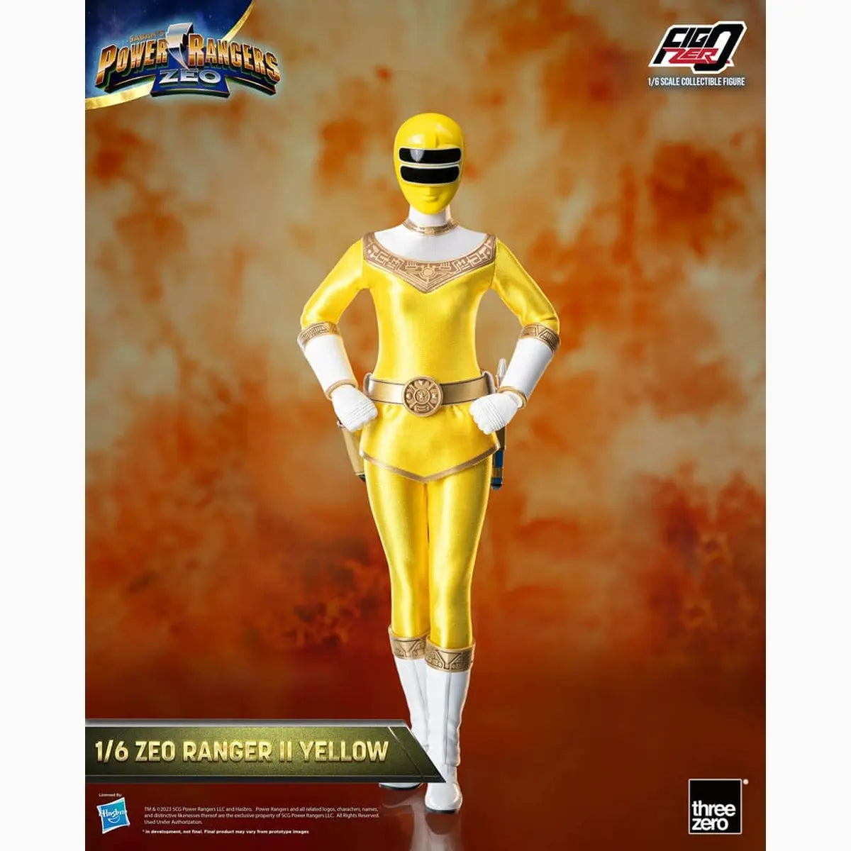 Power Rangers Zeo figurine FigZero 1/6 Ranger II Yellow 30 cm - Image ajoutée 8