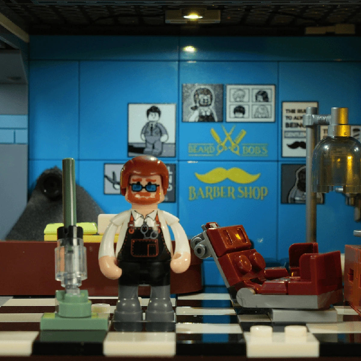 Lumibricks Street Fusion 19012 Barbershop - Image 2