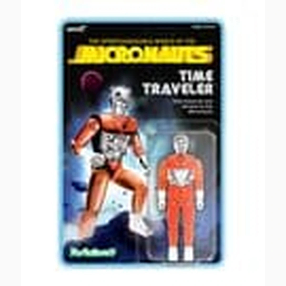 Micronauts ReAction+ figurine Wave 04 Time Traveler (Translucent Orange) - Image 2