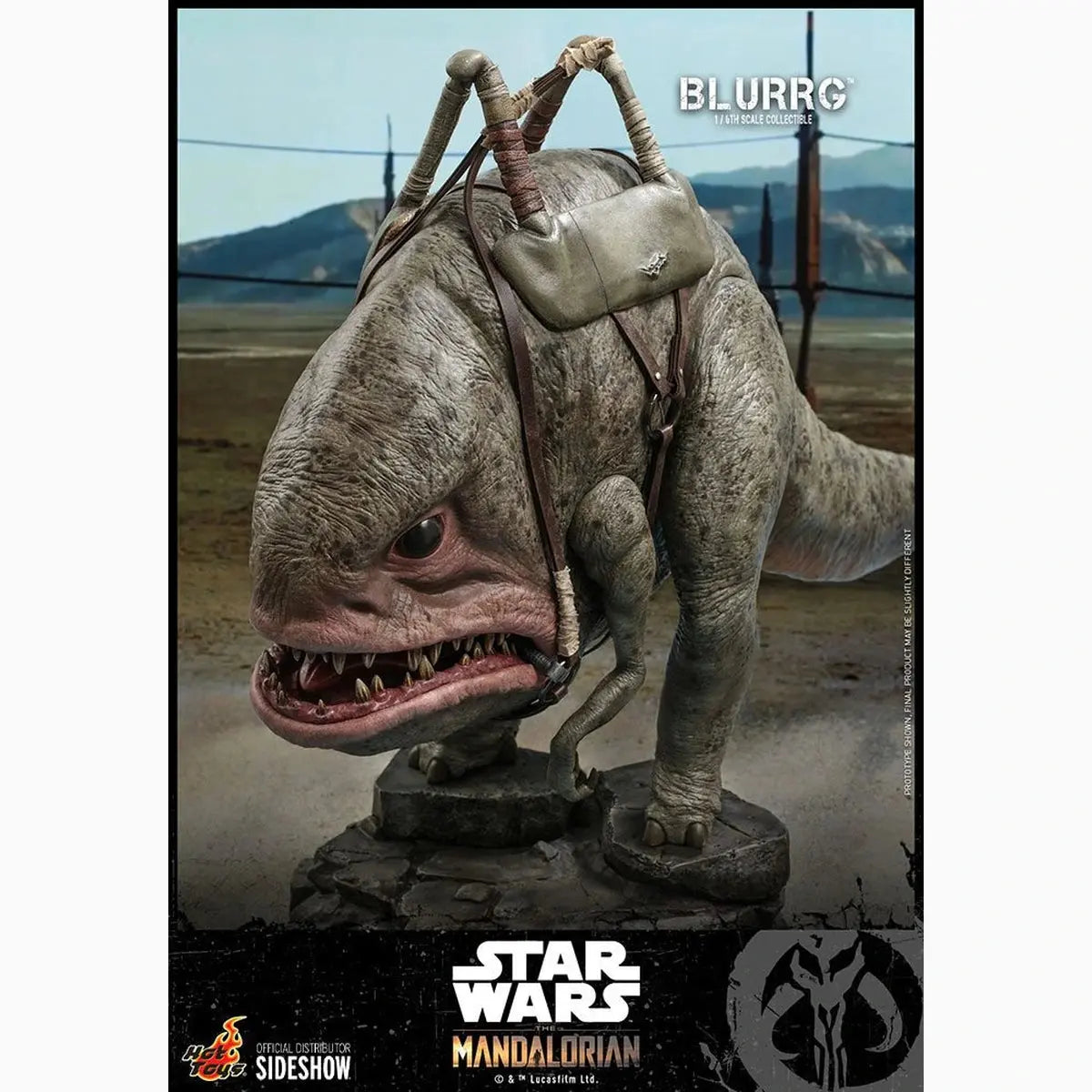 Star Wars The Mandalorian figurine 1/6 Blurrg 37 cm - Image 7